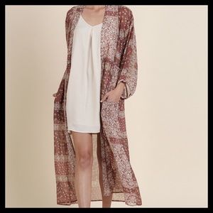 🌺Boho Chic Classy Hippie Umgee Kimono🌺